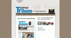 Desktop Screenshot of calistogatribune.com